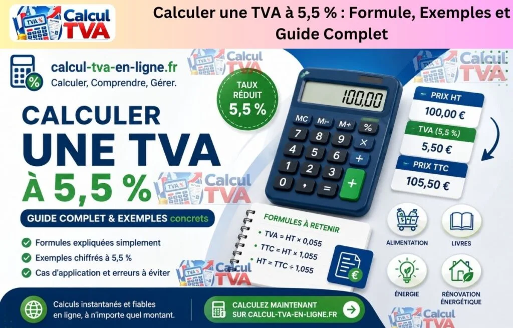 calculer une TVA à 5