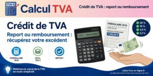 Read more about the article Crédit de TVA : report ou remboursement — comment récupérer votre excédent de TVA