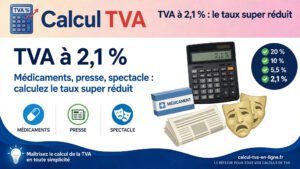 Read more about the article TVA à 2,1 % : médicaments, presse et spectacle — le guide complet du taux super réduit (2026)