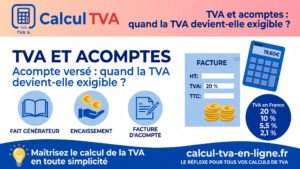 Read more about the article TVA et acomptes : quand la TVA devient-elle exigible ? Le guide 2026