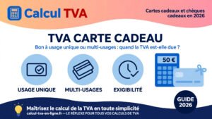 Read more about the article TVA carte cadeau : guide complet 2026 (émission, utilisation, taux)