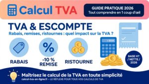 Read more about the article TVA et escompte : comment les rabais, remises et ristournes modifient le calcul de la TVA