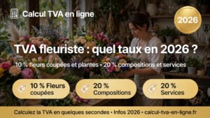 Read more about the article TVA fleuriste : taux 2026 pour fleurs, plantes et bouquets