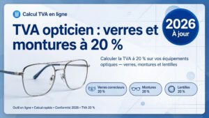 Read more about the article TVA opticien : verres et montures, tout à 20 % — guide 2026