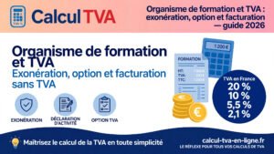 Read more about the article Organisme de formation et TVA : exonération, option et facturation — guide 2026
