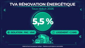 Read more about the article TVA à 5,5 % pour la rénovation énergétique : le guide complet 2026