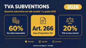 Read more about the article TVA et subventions : quand la subvention est taxable ? 2026